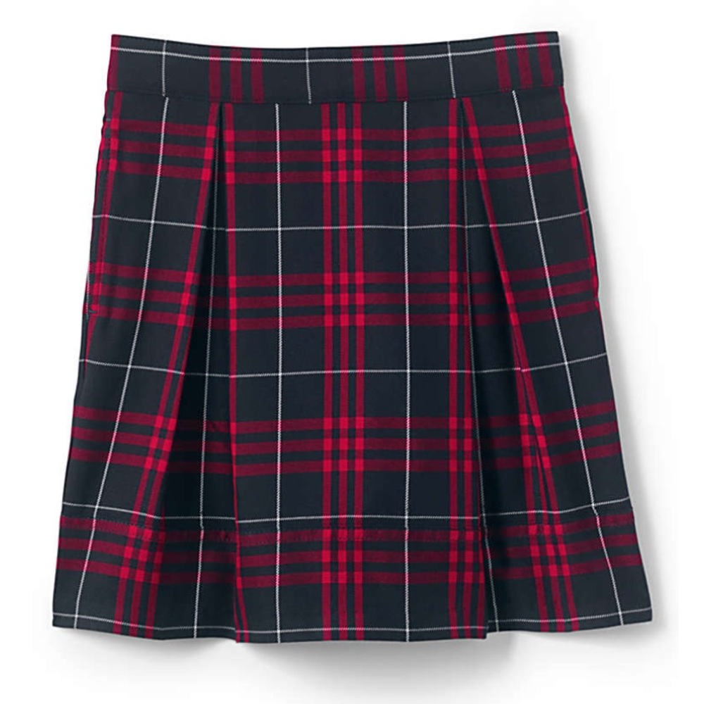 Lands End Uniform Top of Knee Skort